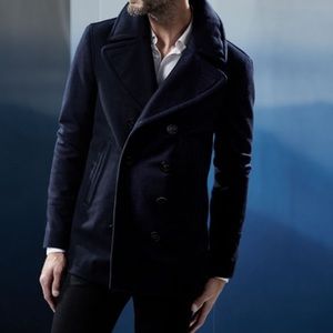 Burberry London Mens Pea Coat (sz54/L)